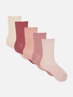 Mujer Primark Calcetines|5 Pares De Calcetines Altos En Distintos Tonos