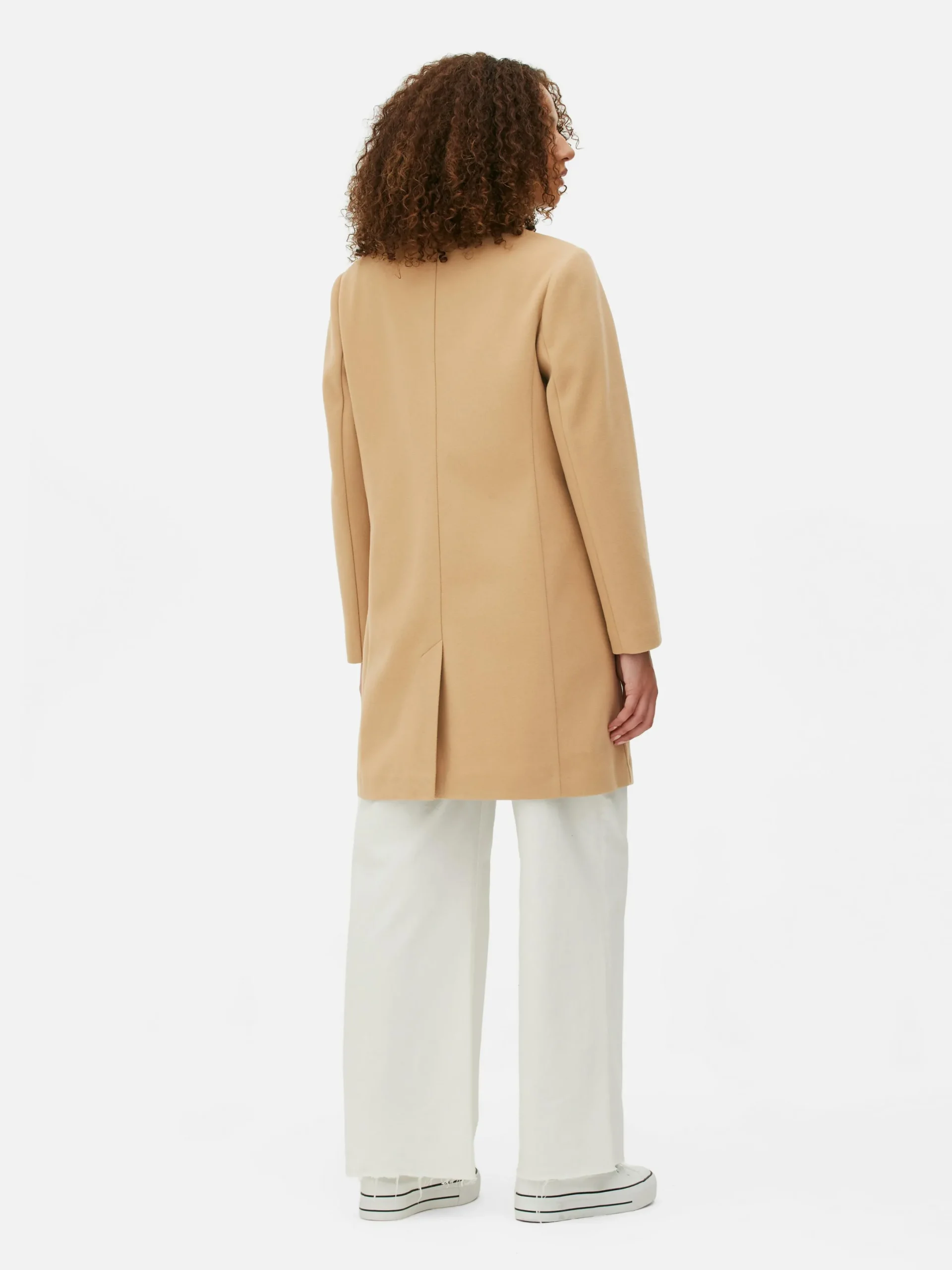 Mujer Primark Abrigos Y Chaquetas|Abrigo Clásico De Botonadura Simple