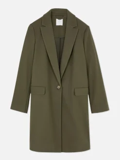 Mujer Primark Abrigos Y Chaquetas|Abrigo Clásico De Botonadura Simple