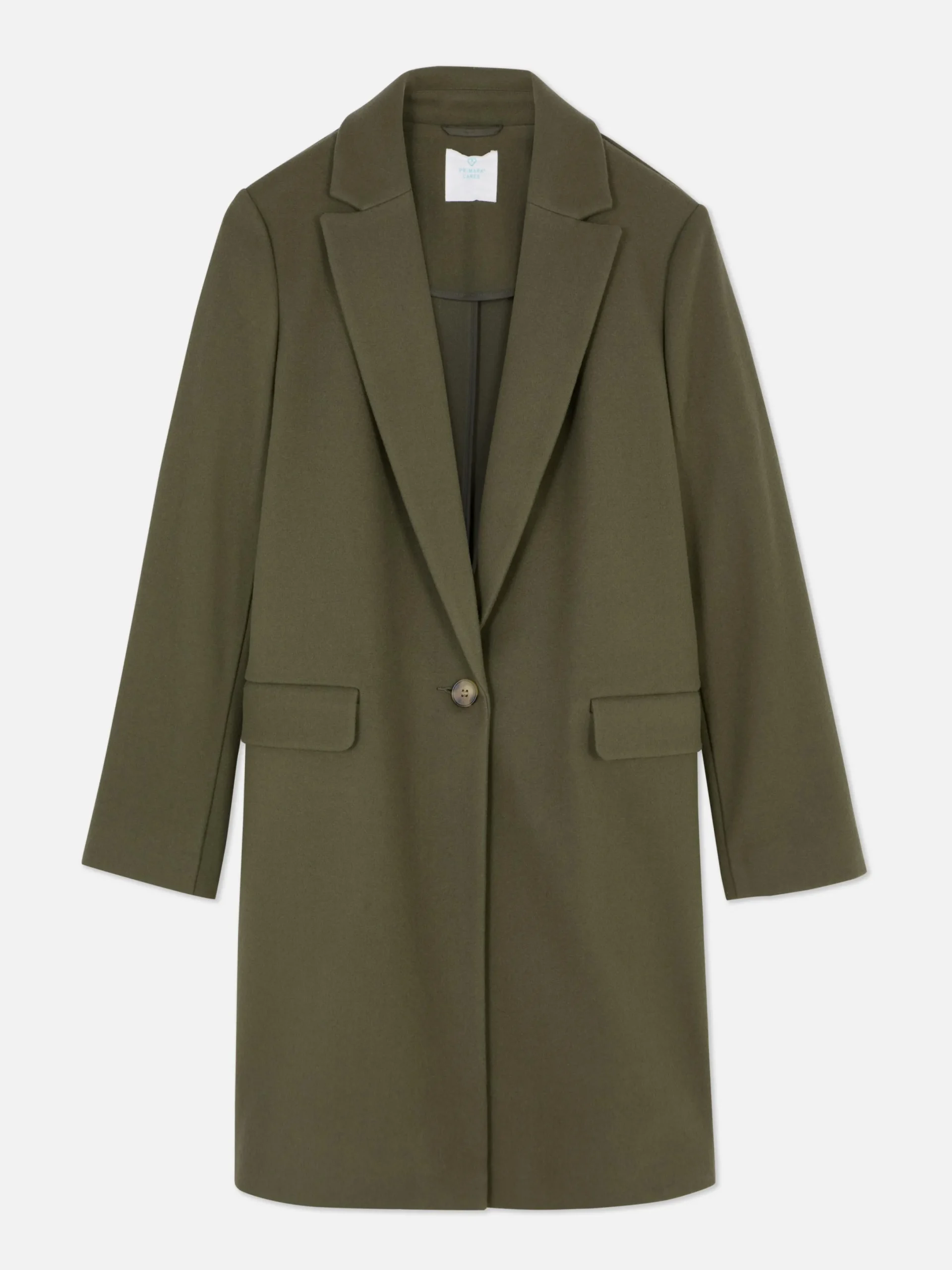 Mujer Primark Abrigos Y Chaquetas|Abrigo Clásico De Botonadura Simple