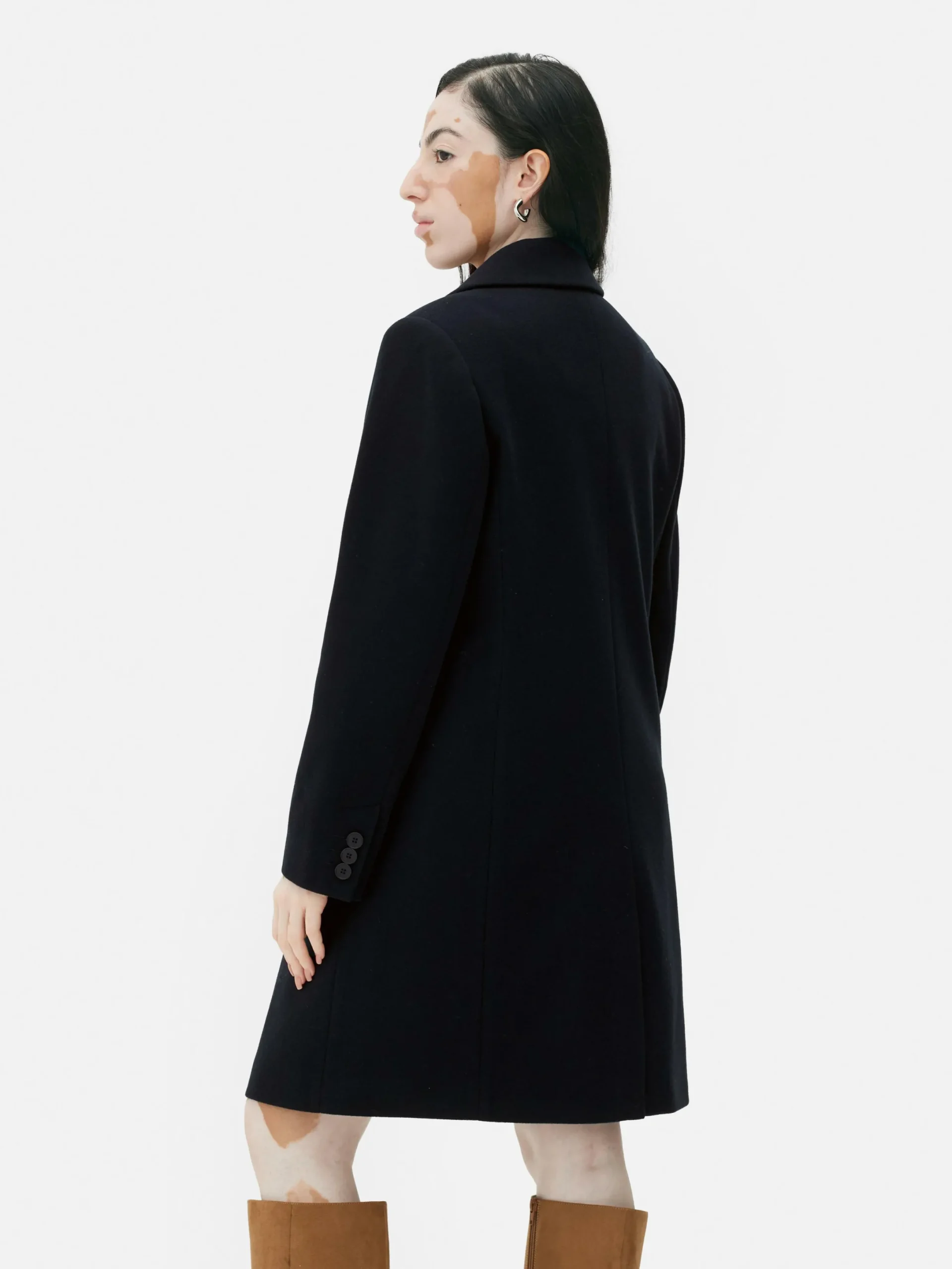 Mujer Primark Abrigos Y Chaquetas|Abrigo Con Botonadura Sencilla