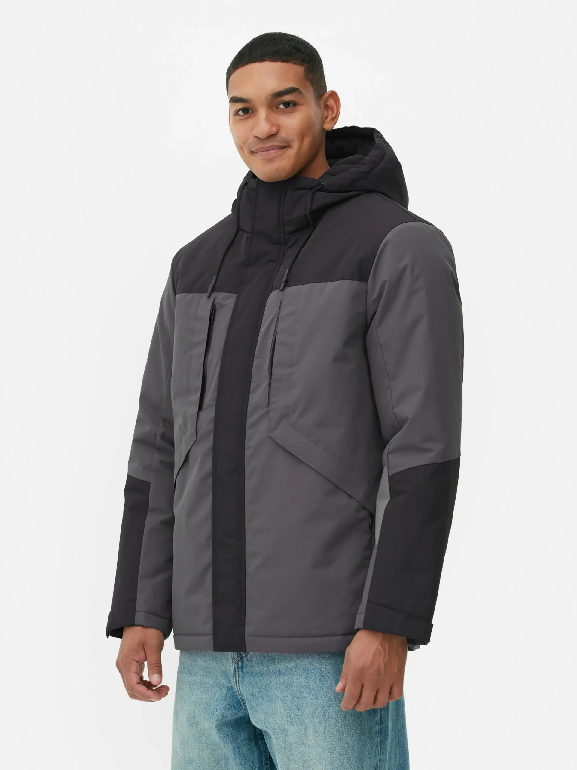 Hombre Primark Abrigos Y Chaquetas|Abrigo Corto Bicolor