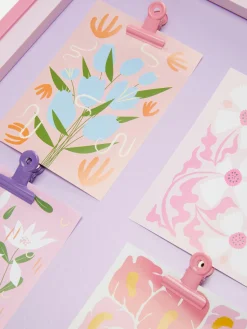 Primark Marcos Y Adornos De Pared|Adorno De Pared Colgante Con Clips Y Flores