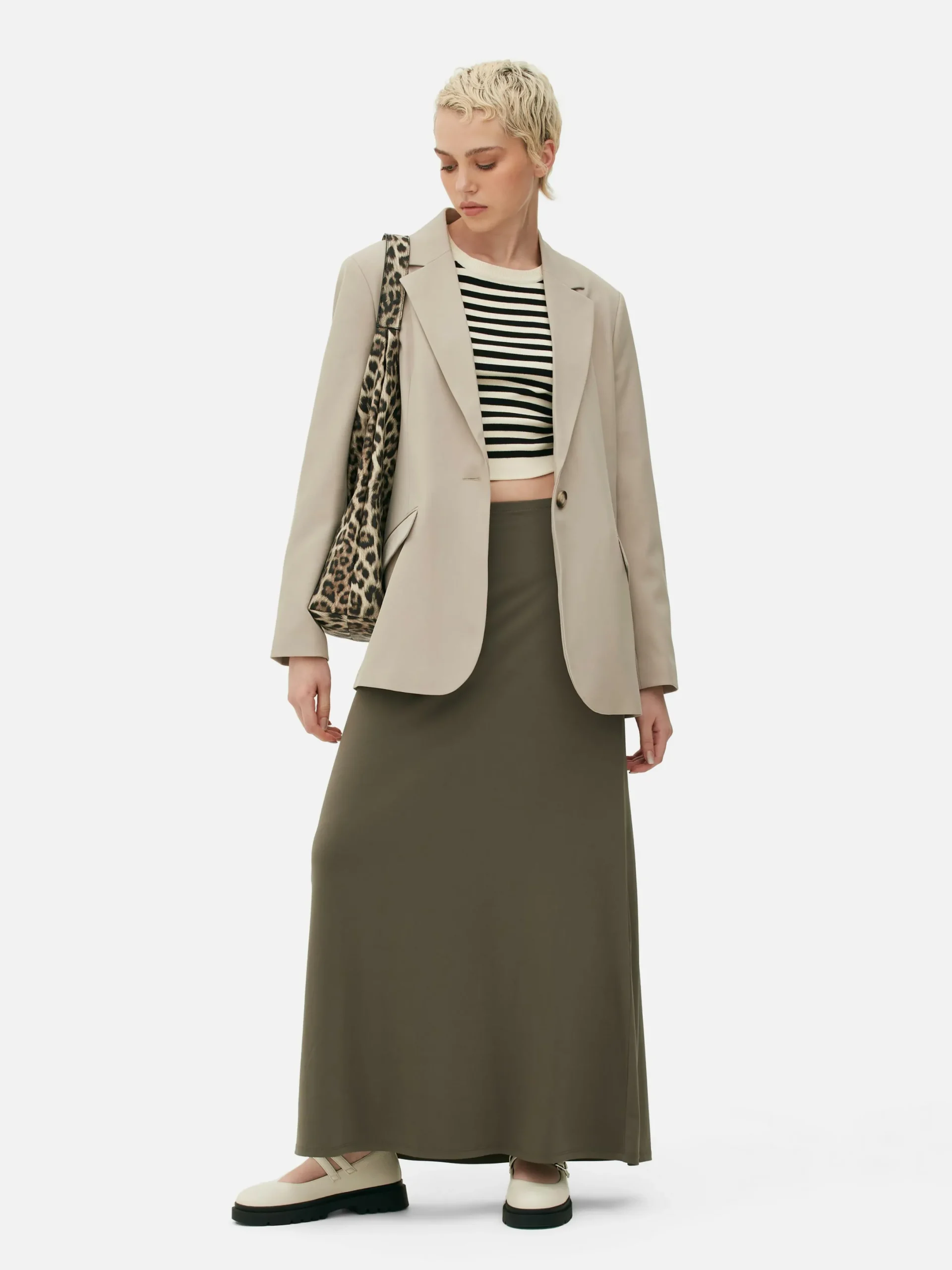 Mujer Primark Blazers|Americana Combinable Con Botonadura Sencilla