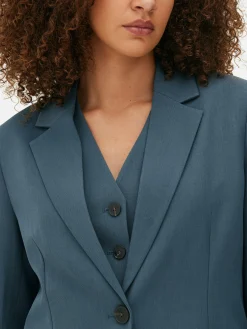 Mujer Primark Blazers|Americana Combinable Con Botonadura Sencilla