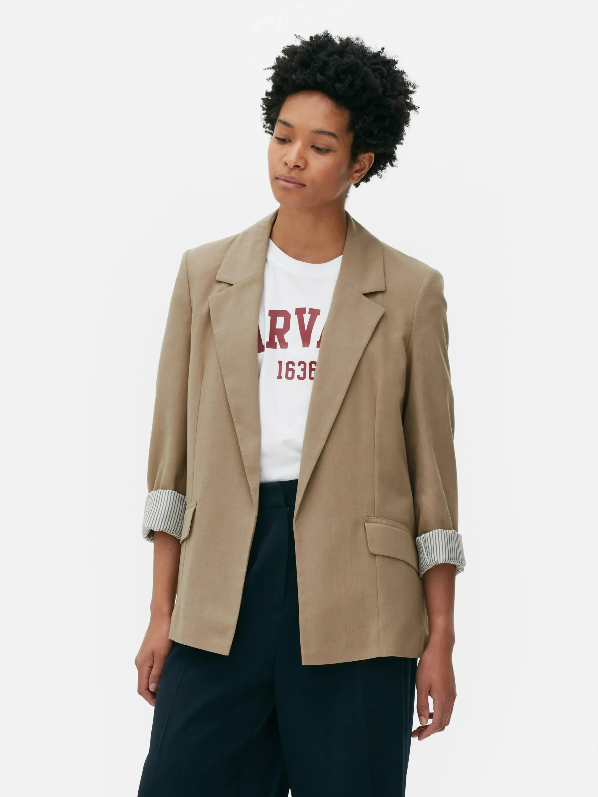 Mujer Primark Blazers|Americana De Vestir Abierta