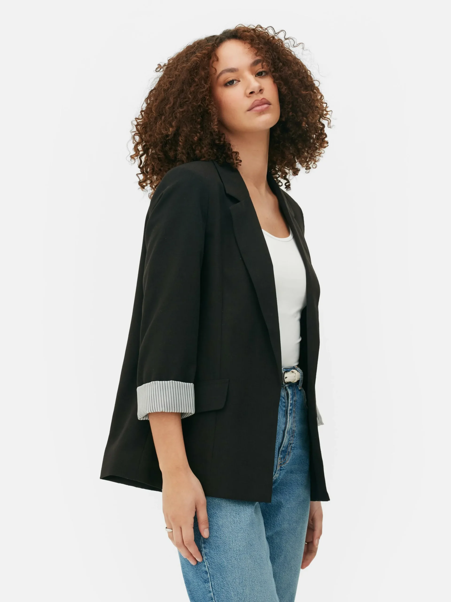 Mujer Primark Blazers|Americana De Vestir Abierta