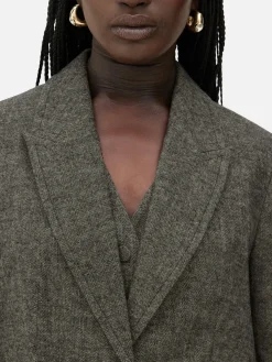 Mujer Primark Blazers|Americana En Tejido De Espiga Rita Ora