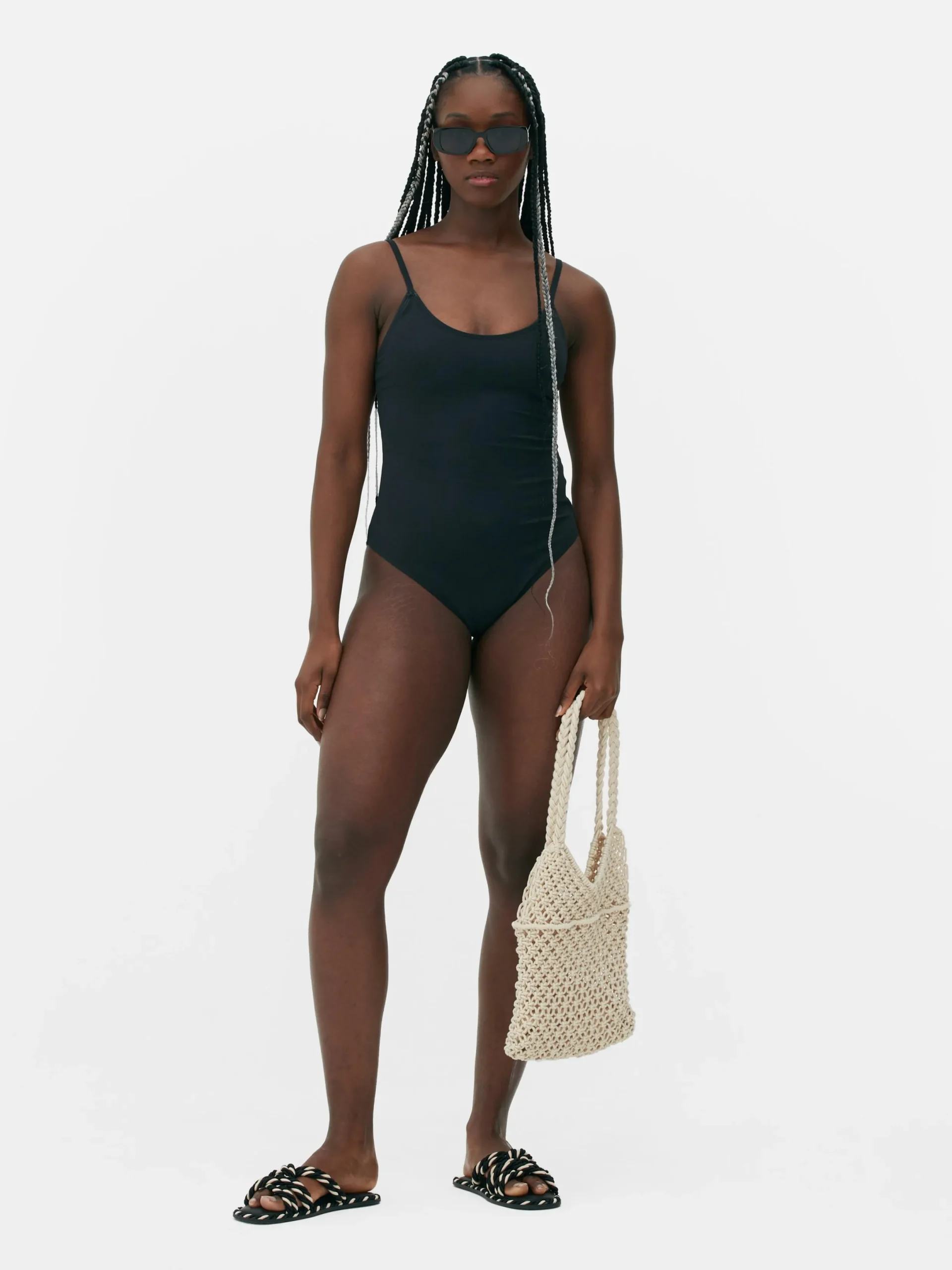 Mujer Primark Bañadores Y Ropa De Baño|Bañador Básico De Escote Amplio