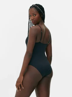 Mujer Primark Bañadores Y Ropa De Baño|Bañador Básico De Escote Amplio