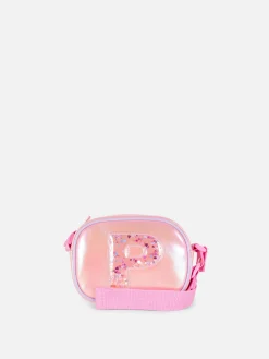 Niños Primark Bolsos|Bandolera Con Inicial Con Purpurina