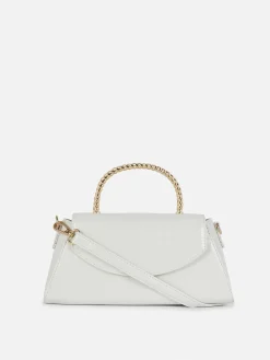 Mujer Primark Bolsos Y Monederos|Bandolera De Cocodrilo Sintético Con Asa Metálica