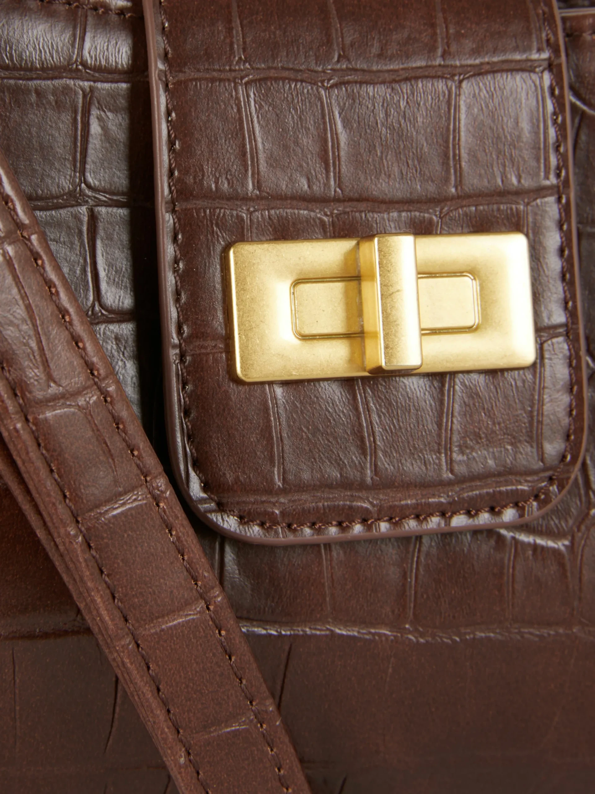 Mujer Primark Bolsos Y Monederos|Bandolera De Piel Sintética Con Efecto De Cocodrilo