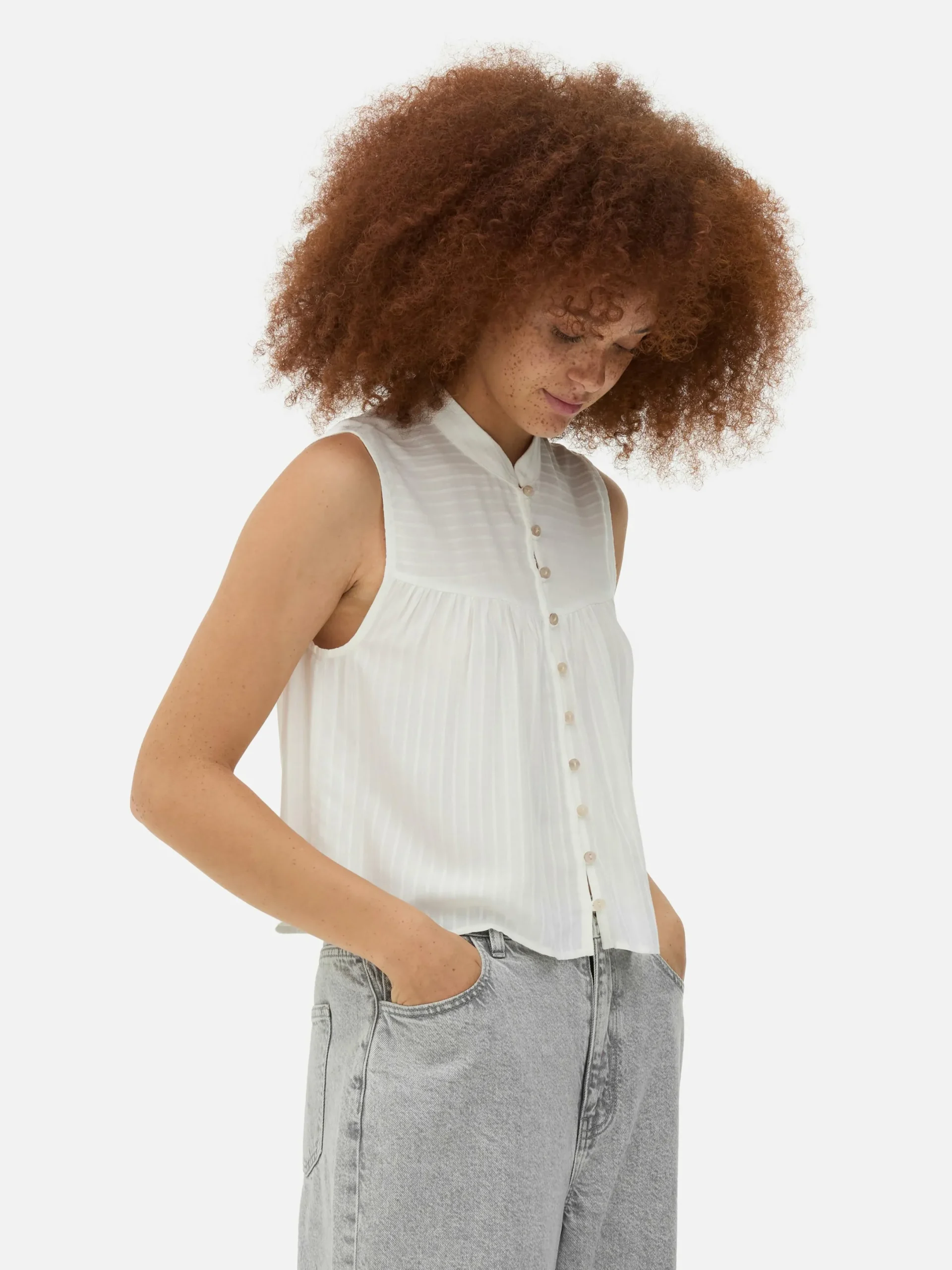 Mujer Primark Camisas Y Blusas|Blusa Con Flores Estilo Campiña