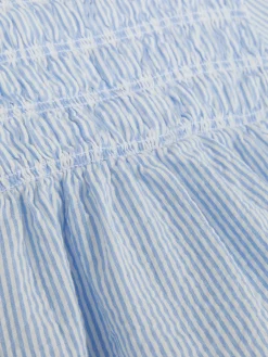 Primark Tops Y Camisetas|Blusa Con Vuelo Fruncida A Rayas