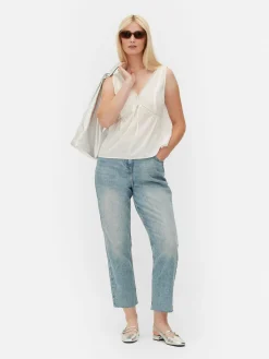 Mujer Primark Camisas Y Blusas|Blusa Sin Mangas Con Escote De Pico