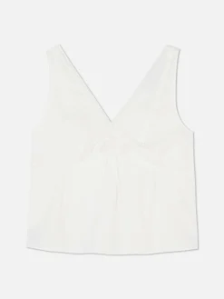 Mujer Primark Camisas Y Blusas|Blusa Sin Mangas Con Escote De Pico