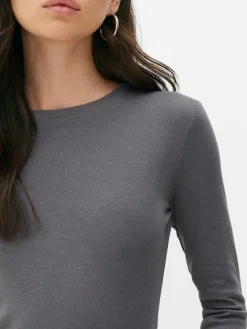 Mujer Primark Tops Y Camisetas|Body Acanalado De Tacto Suave