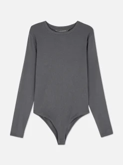 Mujer Primark Tops Y Camisetas|Body Acanalado De Tacto Suave