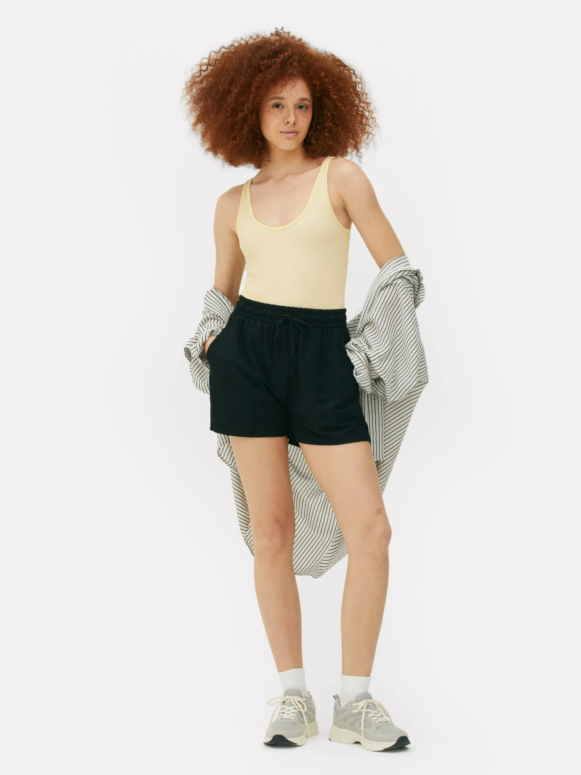 Mujer Primark Tops Y Camisetas|Body Acanalado Sin Costuras De Escote Amplio