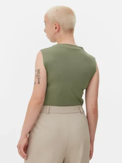 Mujer Primark Tops Y Camisetas|Body De Cuello Alto Sin Mangas