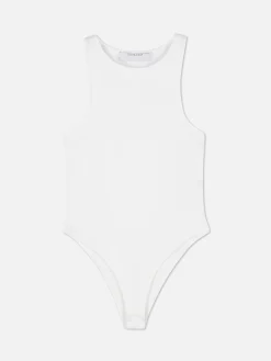 Mujer Primark Tops Y Camisetas|Body Sin Mangas Con Espalda Olímpica