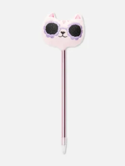 Niños Primark Bolígrafos Y Lápices|Bolígrafo Con Adorno En Forma De Gato