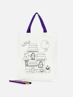 Niños Primark Decoración Y Regalos De Halloween|Manualidades|Bolsa De Halloween Para Colorear