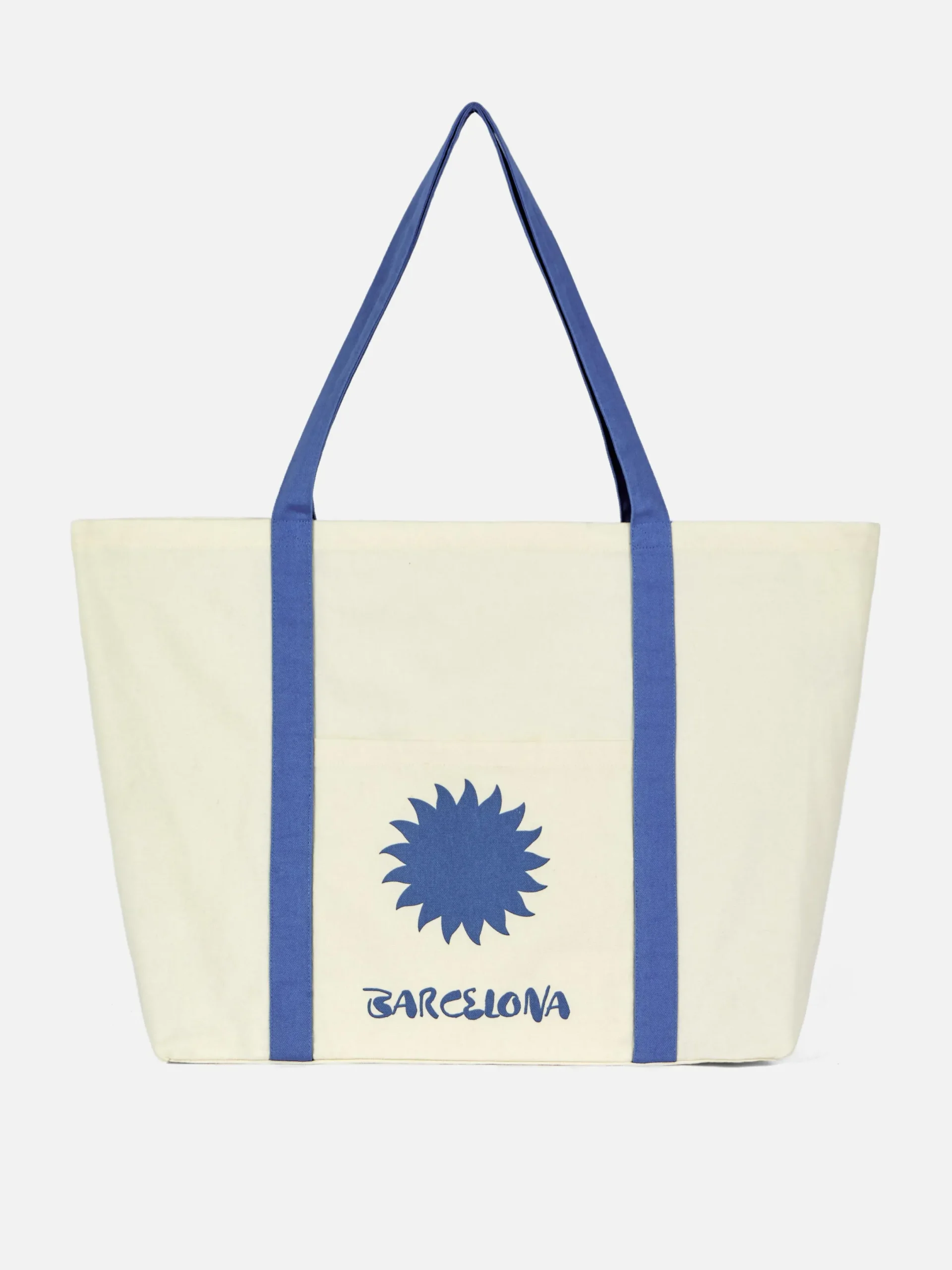 Primark Accesorios De Viaje|Bolso Shopper De Lona Extragrande Con Diseño Urbano