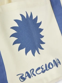 Primark Accesorios De Viaje|Bolso Shopper De Lona Extragrande Con Diseño Urbano