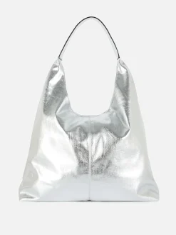 Mujer Primark Bolsos Y Monederos|Bolso Shopper De Piel Sintética Metalizada