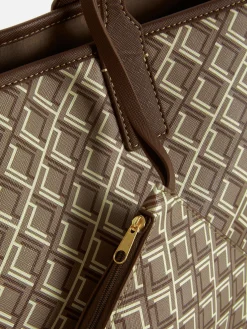 Mujer Primark Bolsos Y Monederos|Bolso Shopper Grande Con Monograma