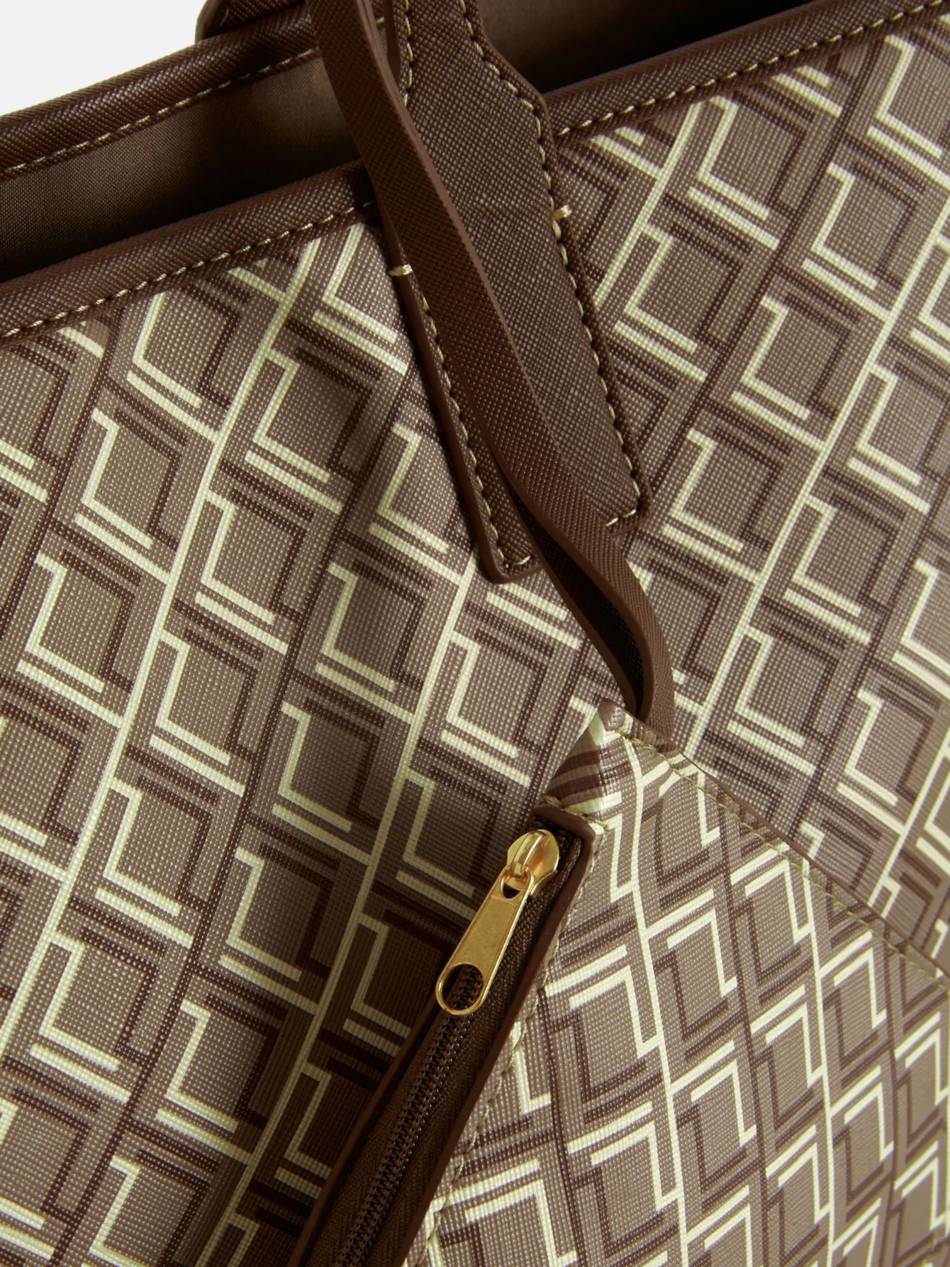 Mujer Primark Bolsos Y Monederos|Bolso Shopper Grande Con Monograma