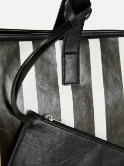 Mujer Primark Bolsos Y Monederos|Bolso Tote A Rayas