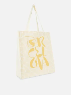 Primark Accesorios De Viaje|Bolso Tote De Lona Urbano