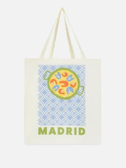 Primark Accesorios De Viaje|Bolso Tote De Lona Urbano