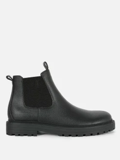 Hombre Primark Botas|Botas Chelsea De Piel Sintética