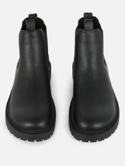 Hombre Primark Botas|Botas Chelsea De Piel Sintética