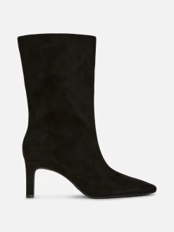 Mujer Primark Botas|Botas De Antelina Con Tacón De Aguja