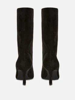 Mujer Primark Botas|Botas De Antelina Con Tacón De Aguja