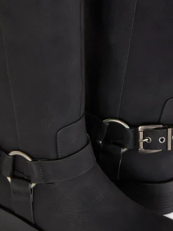 Mujer Primark Botas|Botas De Motorista De Punta Cuadrada