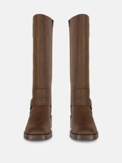 Mujer Primark Botas|Botas De Motorista De Punta Cuadrada