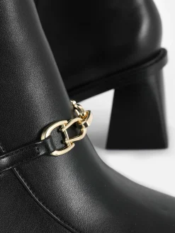 Mujer Primark Botas|Botas De Tacón Con Detalle De Cadena De Rita Ora