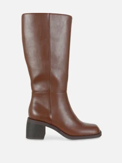 Mujer Primark Botas|Botas De Tacón Hasta La Rodilla