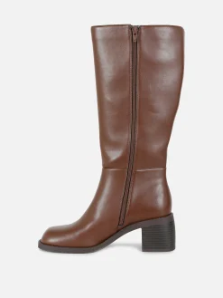 Mujer Primark Botas|Botas De Tacón Hasta La Rodilla