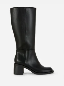 Mujer Primark Botas|Botas De Tacón Hasta La Rodilla
