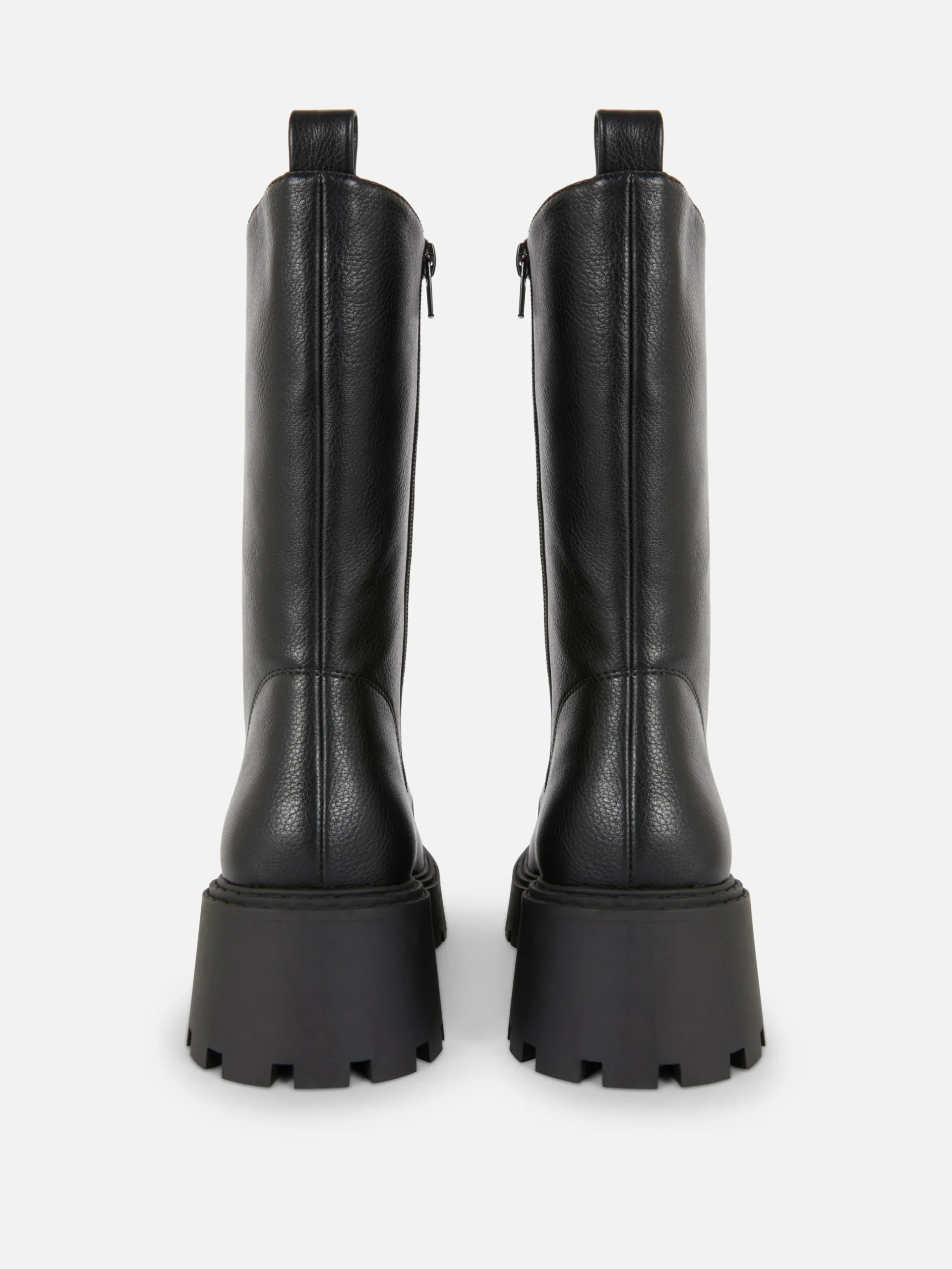 Mujer Primark Botas|Botas Moteras Gruesas Con Cordones