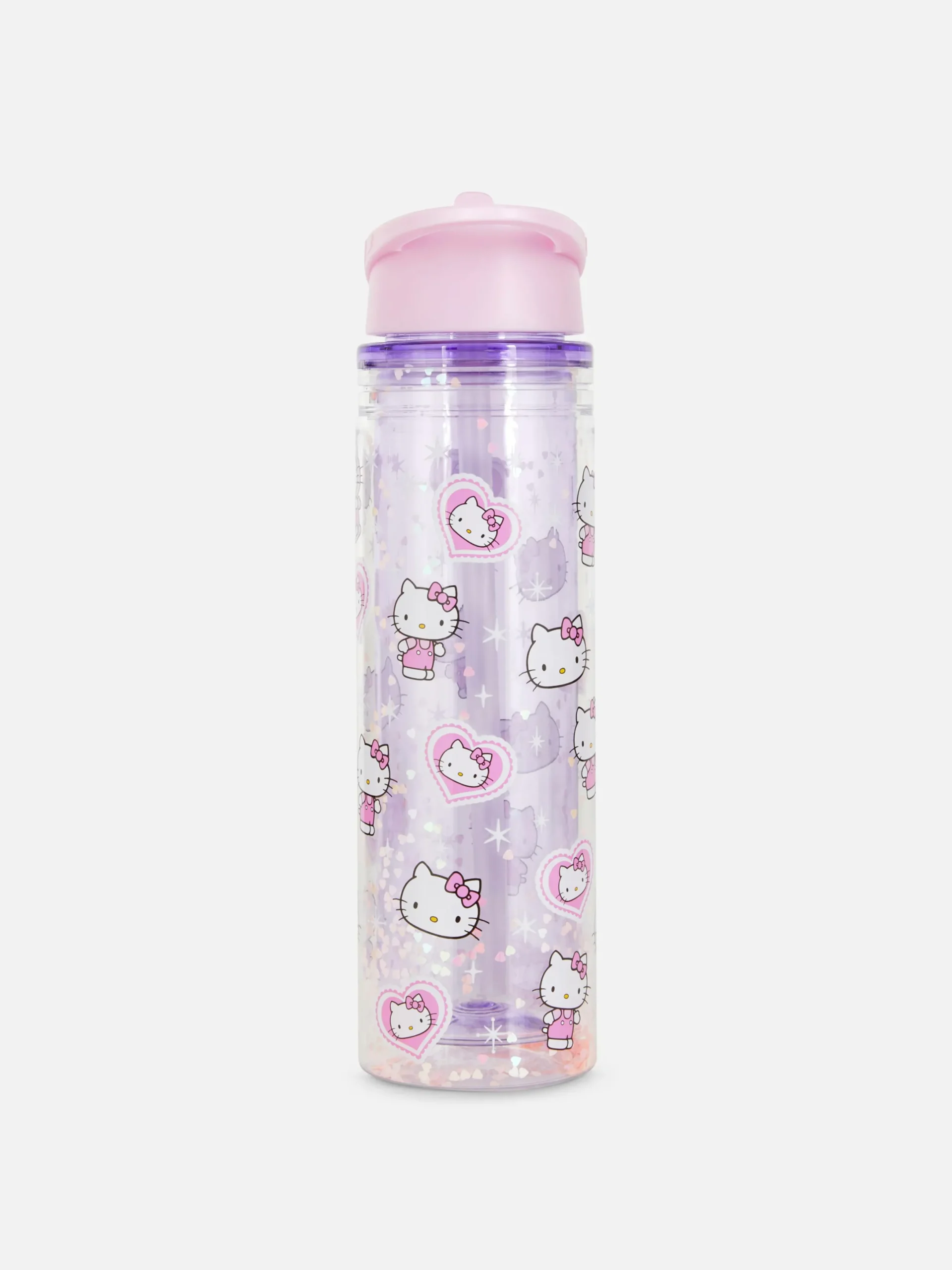 Primark Tazas Y Tazones|Botella De Agua Con Purpurina De Hello Kitty