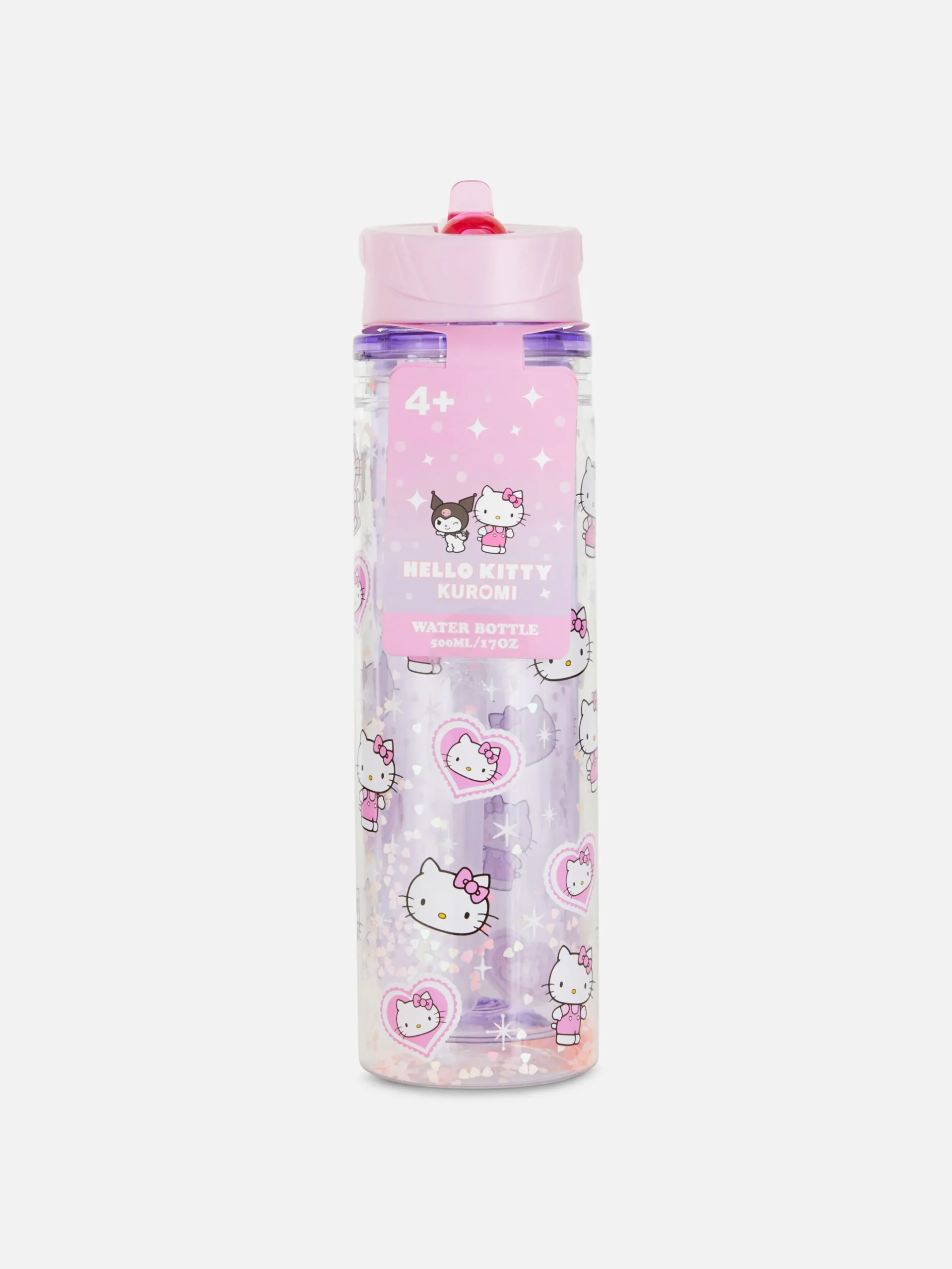 Primark Tazas Y Tazones|Botella De Agua Con Purpurina De Hello Kitty