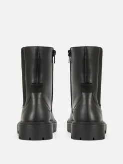 Niños Primark Botas Y Botas De Agua|Botines Chelsea De Puntera Redonda